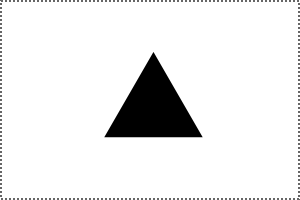 正三角形 星形 記号の描画 Web素材 デザイン